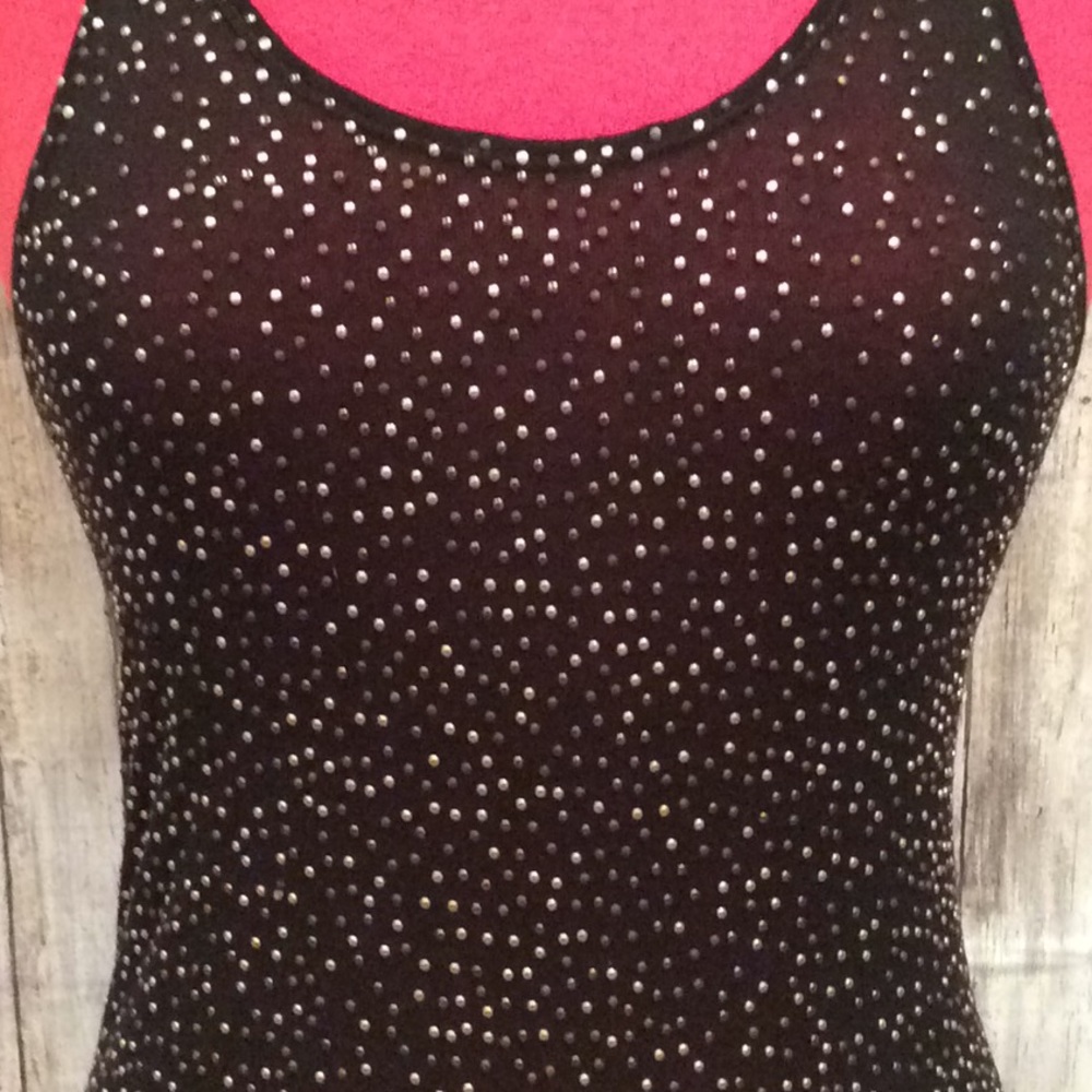NWOT, ‘JOE’S JEANS’ STUDDED, RACERBACK TANK TOP - Picture 2 of 4